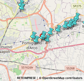 Mappa Via Bari, 80038 Pomigliano d'Arco NA, Italia (2.13867)