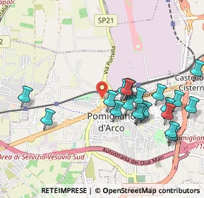 Mappa Via Pratola Ponte, 80038 Pomigliano d'Arco NA, Italia (1.073)