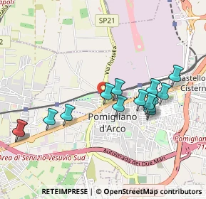 Mappa Via Pratola Ponte, 80038 Pomigliano d'Arco NA, Italia (1.01)