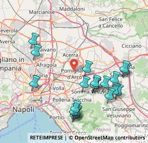 Mappa Via Pratola Ponte, 80038 Pomigliano d'Arco NA, Italia (9.2375)