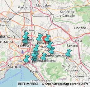 Mappa Via Pratola Ponte, 80038 Pomigliano d'Arco NA, Italia (6.61286)