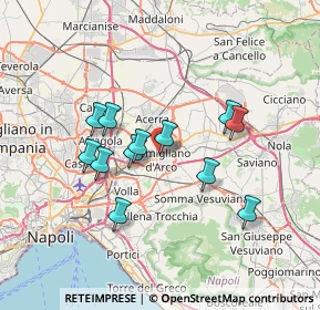 Mappa Via Pratola Ponte, 80038 Pomigliano d'Arco NA, Italia (6.425)