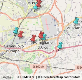 Mappa Via Michele Manna, 80038 Pomigliano d'Arco NA, Italia (2.50583)