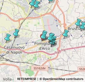 Mappa Via Pratola Ponte, 80038 Pomigliano d'Arco NA, Italia (2.2225)