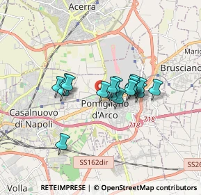 Mappa Via Michele Manna, 80038 Pomigliano d'Arco NA, Italia (1.27529)