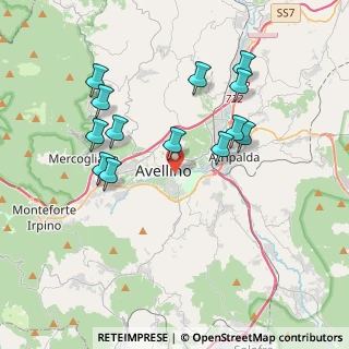 Mappa Via Michele Giustiniani, 83100 Avellino AV, Italia (3.99231)