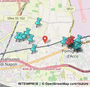 Mappa Via Messina, 80038 Pomigliano d'Arco NA, Italia (1.1635)