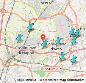 Mappa Via Messina, 80038 Pomigliano d'Arco NA, Italia (2.37364)