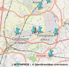 Mappa Via Messina, 80038 Pomigliano d'Arco NA, Italia (3.35077)