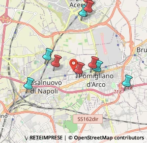 Mappa Via Messina, 80038 Pomigliano d'Arco NA, Italia (2.43417)