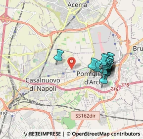 Mappa Via Messina, 80038 Pomigliano d'Arco NA, Italia (1.832)
