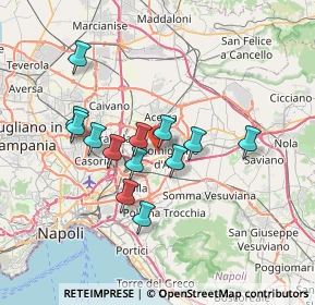 Mappa Via Messina, 80038 Pomigliano d'Arco NA, Italia (6.35846)