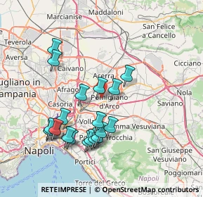 Mappa Via Messina, 80038 Pomigliano d'Arco NA, Italia (7.80368)