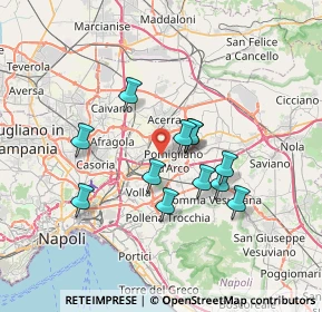 Mappa Via Messina, 80038 Pomigliano d'Arco NA, Italia (6.1625)