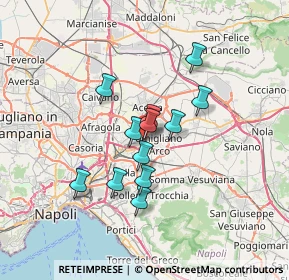 Mappa Via Messina, 80038 Pomigliano d'Arco NA, Italia (5.46417)