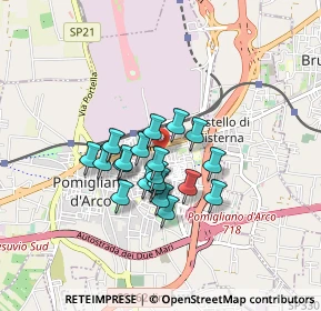 Mappa Via Cagliari, 80038 Pomigliano d'Arco NA, Italia (0.643)