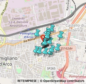 Mappa Via Cagliari, 80038 Pomigliano d'Arco NA, Italia (0.2285)