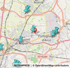 Mappa Via Avellino, 80038 Pomigliano d'Arco NA, Italia (3.22846)