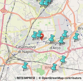Mappa Via Avellino, 80038 Pomigliano d'Arco NA, Italia (2.93529)