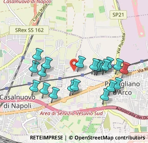 Mappa Via Avellino, 80038 Pomigliano d'Arco NA, Italia (0.9505)