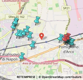 Mappa Via Avellino, 80038 Pomigliano d'Arco NA, Italia (1.18)