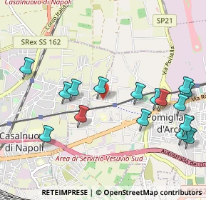 Mappa Via Avellino, 80038 Pomigliano d'Arco NA, Italia (1.23313)