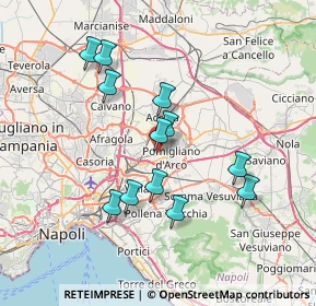 Mappa Via Avellino, 80038 Pomigliano d'Arco NA, Italia (7.0175)