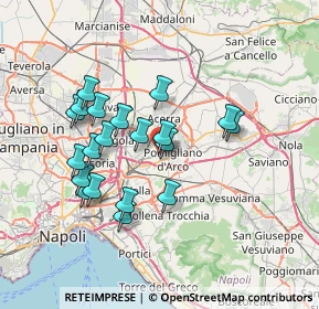 Mappa Via Avellino, 80038 Pomigliano d'Arco NA, Italia (6.931)