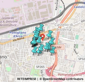Mappa Via Lecce, 80038 Pomigliano d'Arco NA, Italia (0.269)