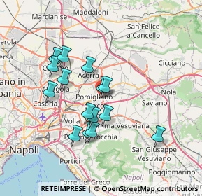 Mappa Via Lecce, 80038 Pomigliano d'Arco NA, Italia (6.644)