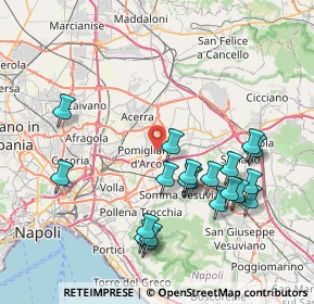 Mappa Via Lecce, 80038 Pomigliano d'Arco NA, Italia (8.797)