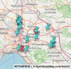 Mappa Via Lecce, 80038 Pomigliano d'Arco NA, Italia (8.38667)