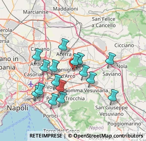 Mappa Via Lecce, 80038 Pomigliano d'Arco NA, Italia (6.8325)