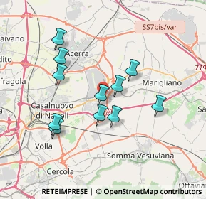 Mappa Via Lecce, 80038 Pomigliano d'Arco NA, Italia (3.41455)