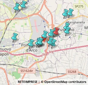 Mappa Via Lecce, 80038 Pomigliano d'Arco NA, Italia (1.73)