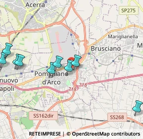 Mappa Via Lecce, 80038 Pomigliano d'Arco NA, Italia (2.89727)