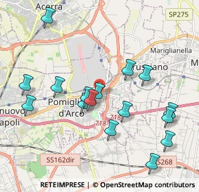 Mappa Via Lecce, 80038 Pomigliano d'Arco NA, Italia (2.20688)