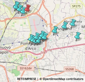 Mappa Via Lecce, 80038 Pomigliano d'Arco NA, Italia (1.94824)