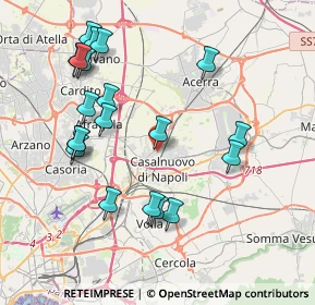 Mappa Via Madre Cleria Merloni, 80013 Casalnuovo di Napoli NA, Italia (4.488)