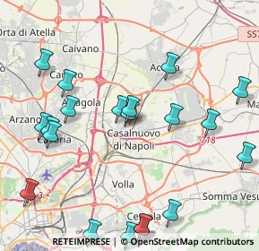 Mappa Via Madre Cleria Merloni, 80013 Casalnuovo di Napoli NA, Italia (5.3485)