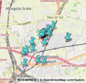 Mappa Via Madre Cleria Merloni, 80013 Casalnuovo di Napoli NA, Italia (0.656)