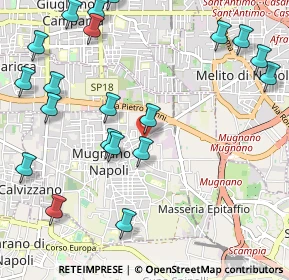 Mappa Mugnano Di Napoli, 80018 Mugnano di Napoli NA, Italia (1.4365)