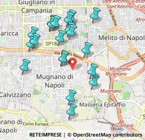 Mappa Mugnano Di Napoli, 80018 Mugnano di Napoli NA, Italia (1.0495)