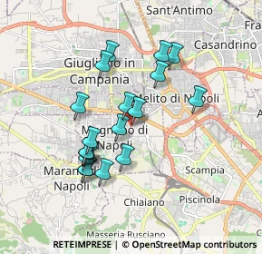 Mappa Mugnano Di Napoli, 80018 Mugnano di Napoli NA, Italia (1.70737)