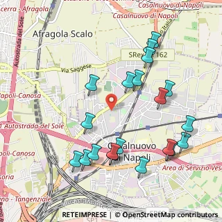Mappa Via Rione Toscano, 80013 Casalnuovo di Napoli NA, Italia (1.187)