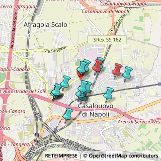 Mappa Via Rione Toscano, 80013 Casalnuovo di Napoli NA, Italia (0.706)