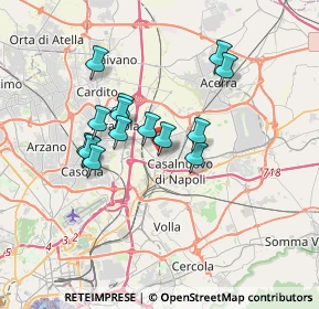 Mappa Traversa Via S. Marco IX, 80013 Casalnuovo di Napoli NA, Italia (3.07714)