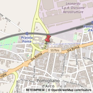 Mappa Via Felice Pirozzi, 20, 80038 Pomigliano d'Arco, Napoli (Campania)