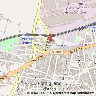 Mappa Via Felice Pirozzi, 20, 80038 Pomigliano d'Arco, Napoli (Campania)