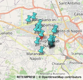 Mappa Via Giovanni XXIII N., 80018 Mugnano di Napoli NA, Italia (1.15778)